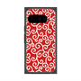 Premium Square Case with Pixelsnap［ Karakusa Pattern - Red ］