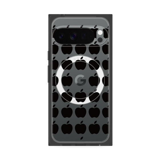 Premium Square Case with Pixelsnap［ Apple - Black ］