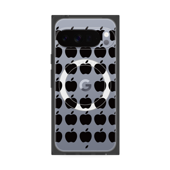 Premium Square Case with Pixelsnap［ Apple - Black ］