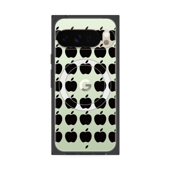Premium Square Case with Pixelsnap［ Apple - Black ］