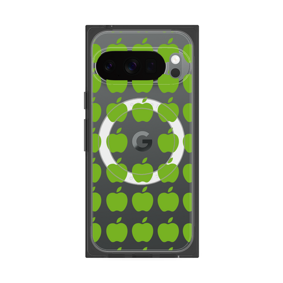 Premium Square Case with Pixelsnap［ Apple - Green ］