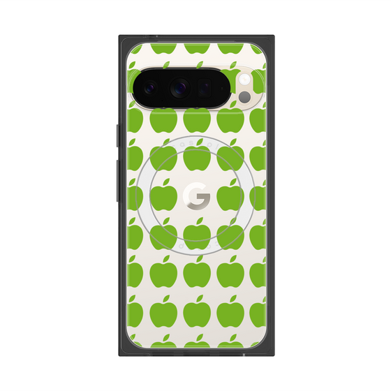 Premium Square Case with Pixelsnap［ Apple - Green ］