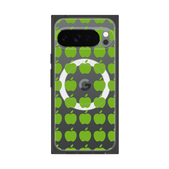 Premium Square Case with Pixelsnap［ Apple - Green ］