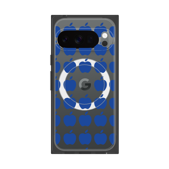 Premium Square Case with Pixelsnap［ Apple - Blue ］