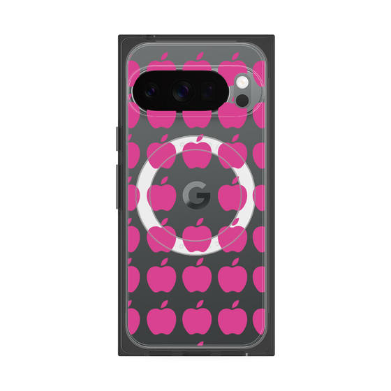 Premium Square Case with Pixelsnap［ Apple - Pink ］