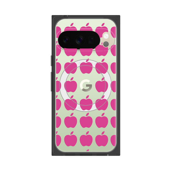 Premium Square Case with Pixelsnap［ Apple - Pink ］