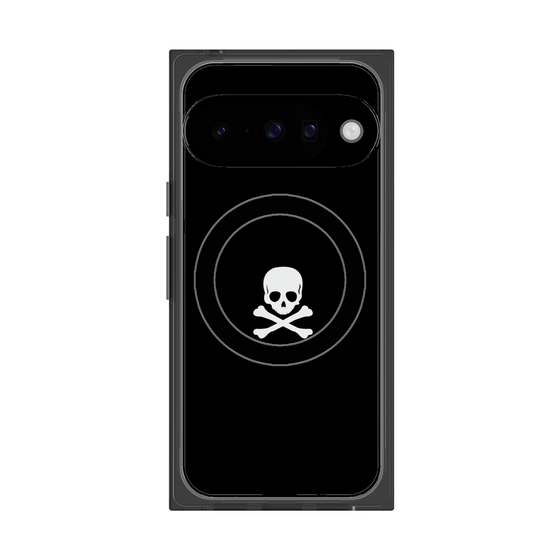 Premium Square Case with Pixelsnap［ Skull - Black ］