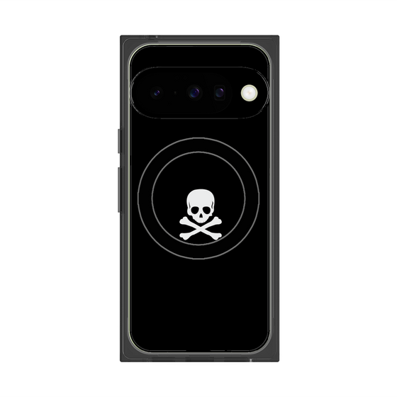 Premium Square Case with Pixelsnap［ Skull - Black ］