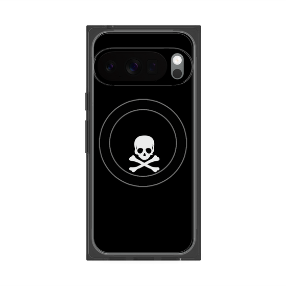 Premium Square Case with Pixelsnap［ Skull - Black ］