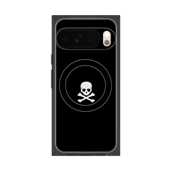 Premium Square Case with Pixelsnap［ Skull - Black ］