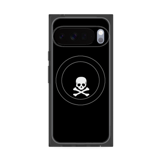 Premium Square Case with Pixelsnap［ Skull - Black ］
