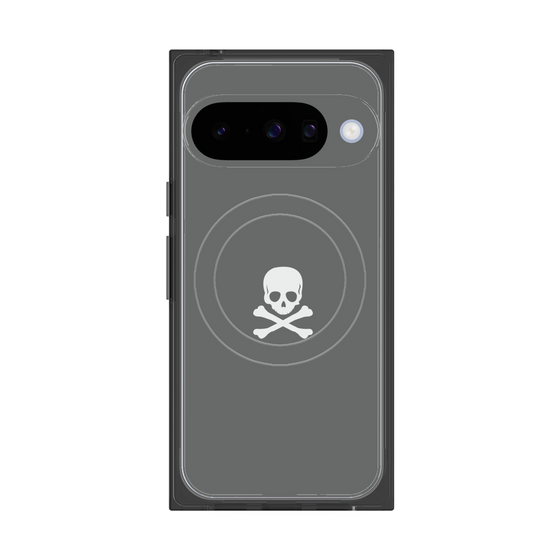 Premium Square Case with Pixelsnap［ Skull - Gray ］