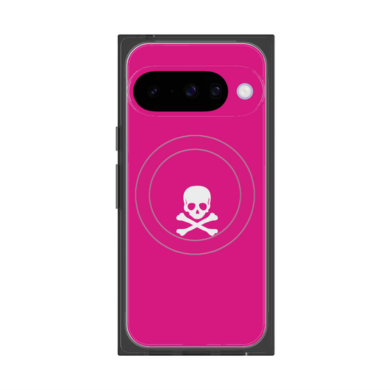 Premium Square Case with Pixelsnap［ Skull - Pink ］