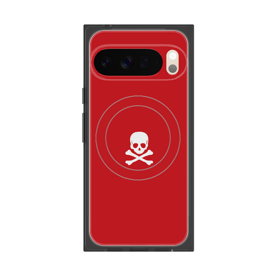 Premium Square Case with Pixelsnap［ Skull - Red ］