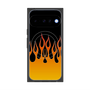Premium Square Case with Pixelsnap［ Flame - Orange ］