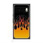 Premium Square Case with Pixelsnap［ Flame - Orange ］