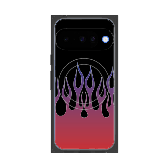 Premium Square Case with Pixelsnap［ Flame - Red ］