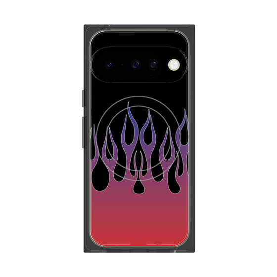 Premium Square Case with Pixelsnap［ Flame - Red ］