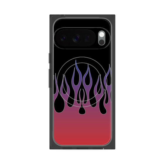 Premium Square Case with Pixelsnap［ Flame - Red ］