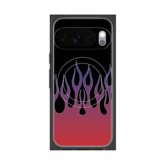 Premium Square Case with Pixelsnap［ Flame - Red ］