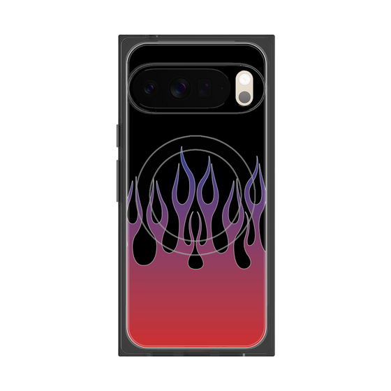 Premium Square Case with Pixelsnap［ Flame - Red ］