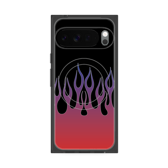 Premium Square Case with Pixelsnap［ Flame - Red ］