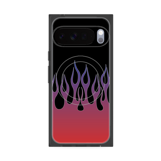 Premium Square Case with Pixelsnap［ Flame - Red ］