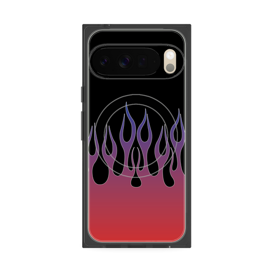 Premium Square Case with Pixelsnap［ Flame - Red ］