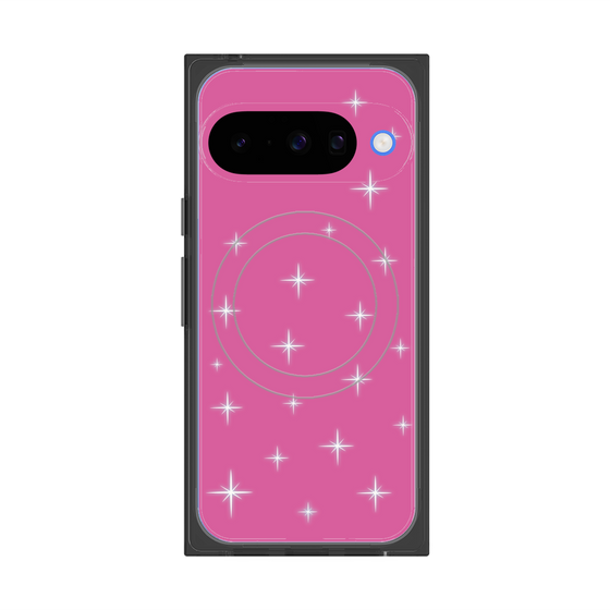 Premium Square Case with Pixelsnap［ Glitter - Pink ］