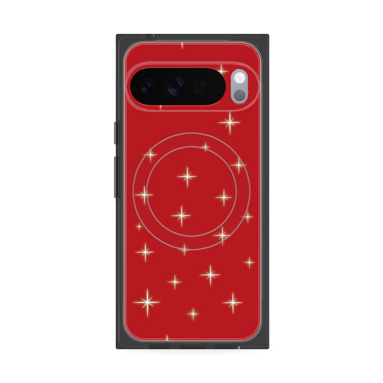 Premium Square Case with Pixelsnap［ Glitter - Red ］