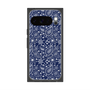 Premium Square Case with Pixelsnap［ Paisley - Blue ］
