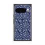 Premium Square Case with Pixelsnap［ Paisley - Blue ］