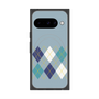 Premium Square Case with Pixelsnap［ Nordic Argyle - Blue ］