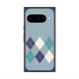 Premium Square Case with Pixelsnap［ Nordic Argyle - Blue ］