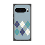 Premium Square Case with Pixelsnap［ Nordic Argyle - Blue ］