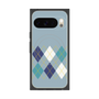 Premium Square Case with Pixelsnap［ Nordic Argyle - Blue ］
