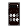 Premium Square Case with Pixelsnap［ Nordic Argyle - Black ］
