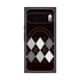 Premium Square Case with Pixelsnap［ Nordic Argyle - Black ］