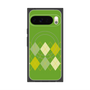 Premium Square Case with Pixelsnap［ Nordic Argyle - Green ］