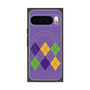 Premium Square Case with Pixelsnap［ Nordic Argyle - Purple ］