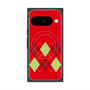 Premium Square Case with Pixelsnap［ Nordic Argyle - Red ］