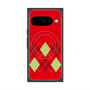 Premium Square Case with Pixelsnap［ Nordic Argyle - Red ］