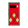 Premium Square Case with Pixelsnap［ Nordic Argyle - Red ］