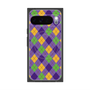 Premium Square Case with Pixelsnap［ Argyle - Purple ］
