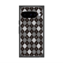 Premium Square Case with Pixelsnap［ Argyle - Black ］