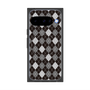 Premium Square Case with Pixelsnap［ Argyle - Black ］