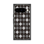 Premium Square Case with Pixelsnap［ Argyle - Black ］
