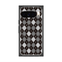 Premium Square Case with Pixelsnap［ Argyle - Black ］