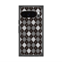 Premium Square Case with Pixelsnap［ Argyle - Black ］