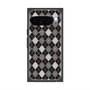 Premium Square Case with Pixelsnap［ Argyle - Black ］